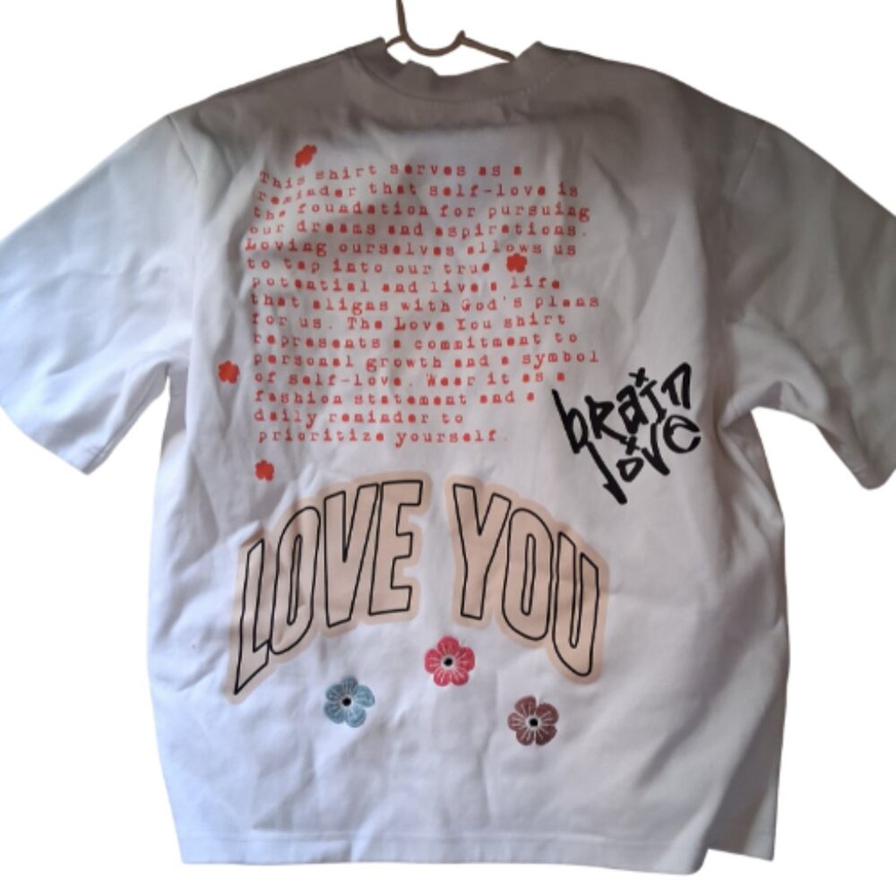 Brain Love” Graphic T-Shirt – Size Medium M·New without tags - Picture 2 of 3
